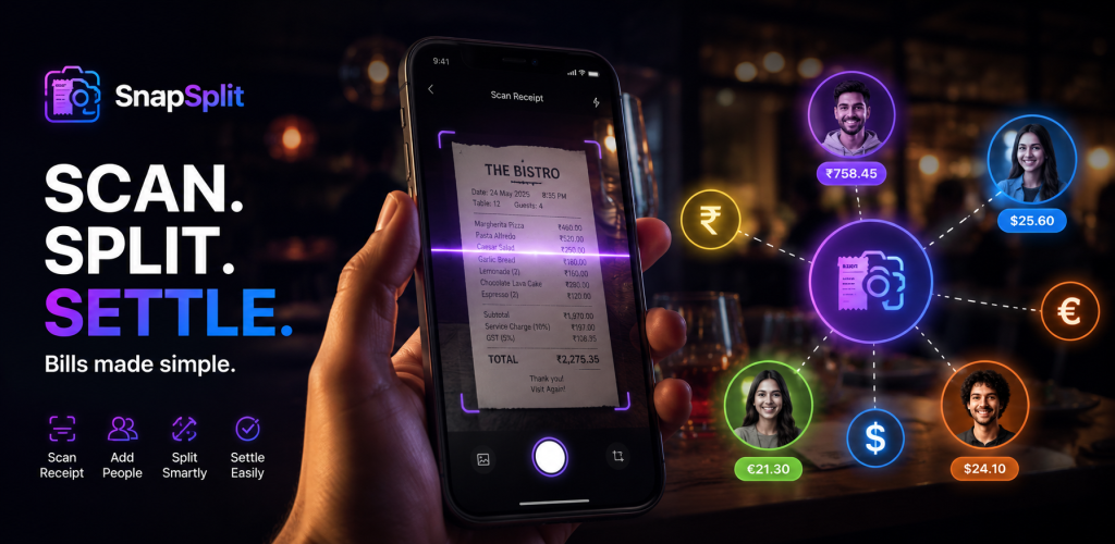 SnapSplit: Scan & Split Bills