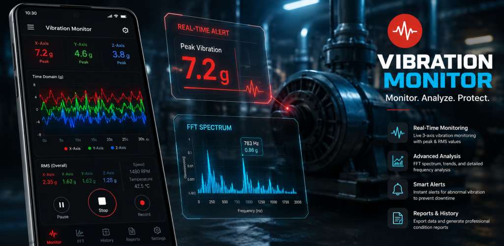 Vibration Monitor - Meter