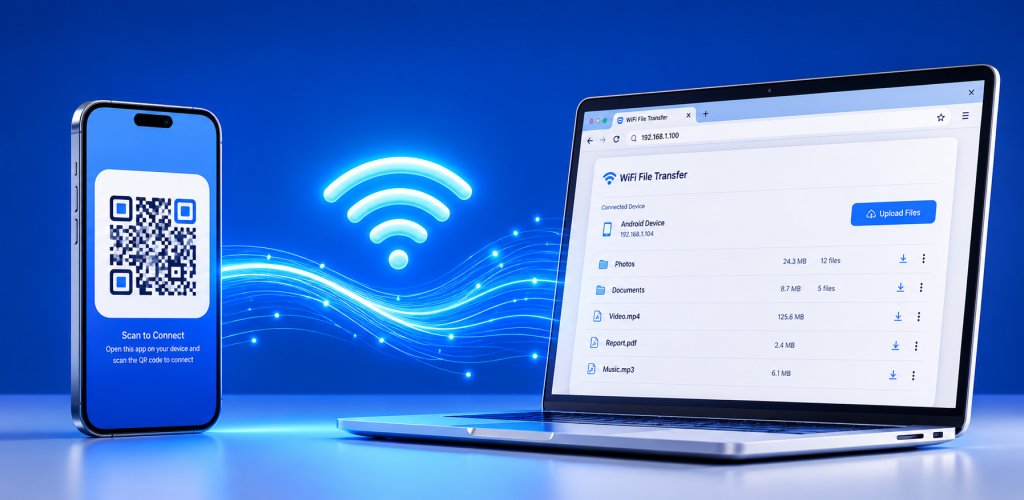 WiFi File Transfer: PC / Mac